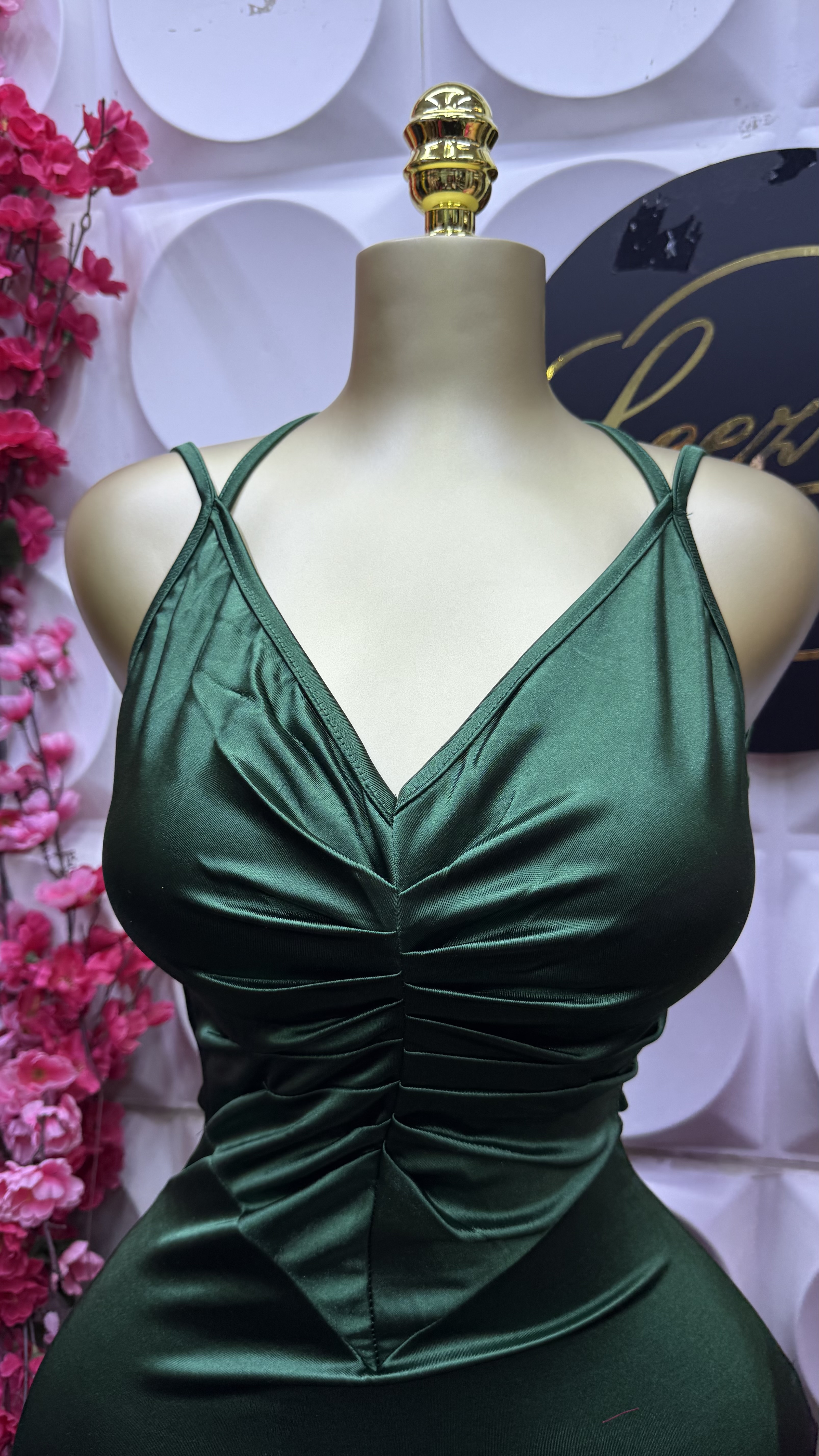 SATIN DRESS - Image 3