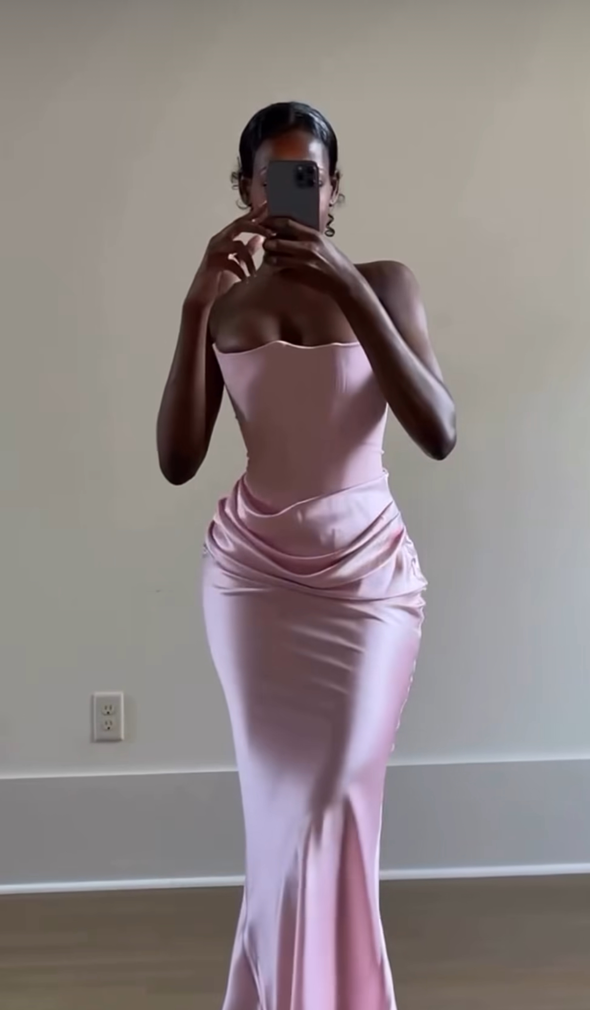 SATIN CORSET DRESS - Image 2