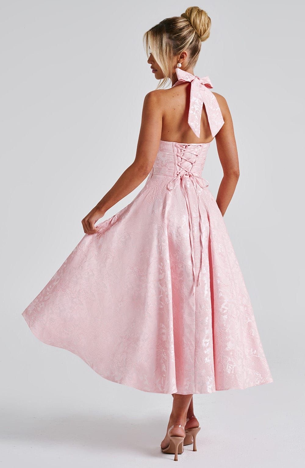 PINK SKATER DRESS 2