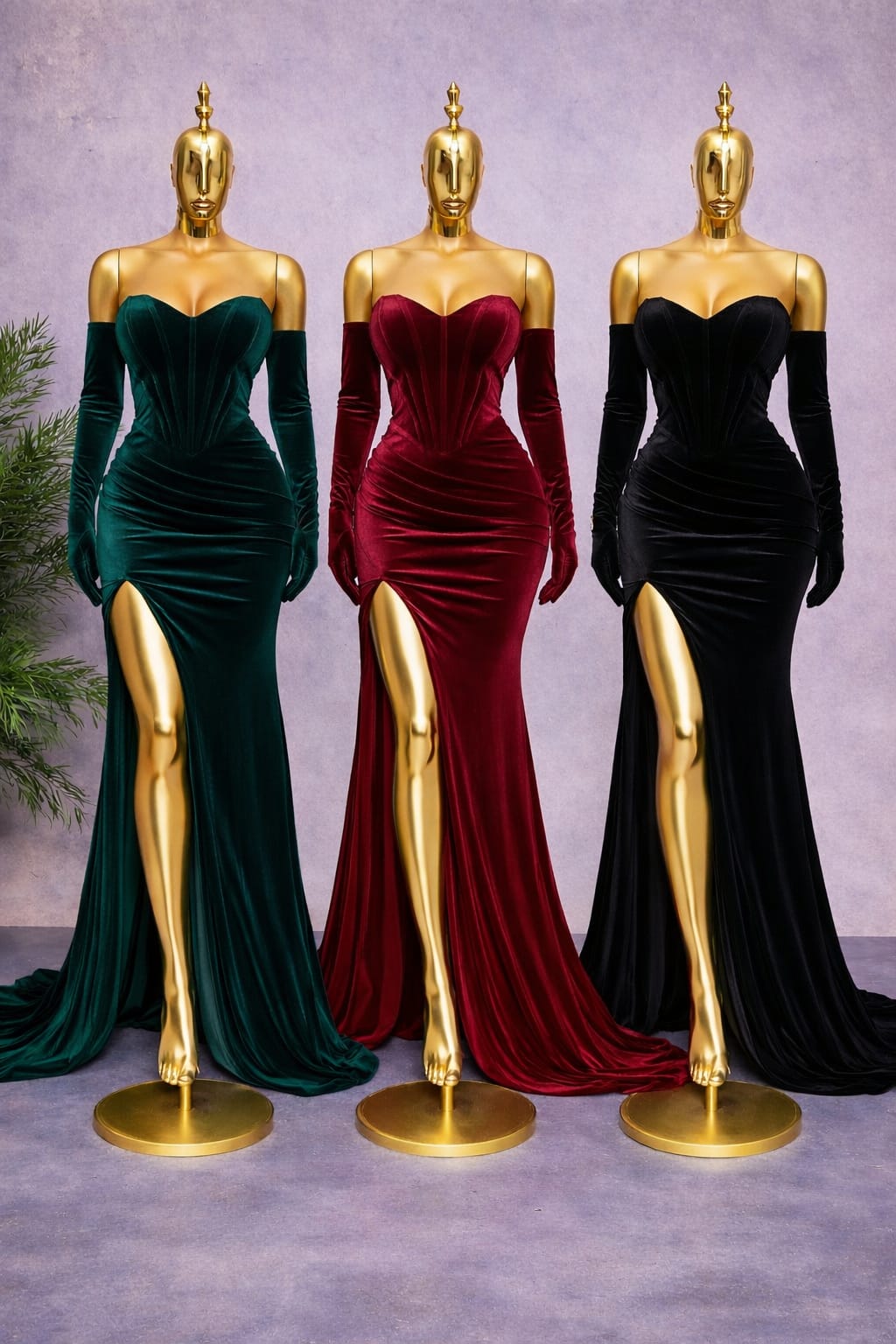 Velvet with gloves  - Image 1