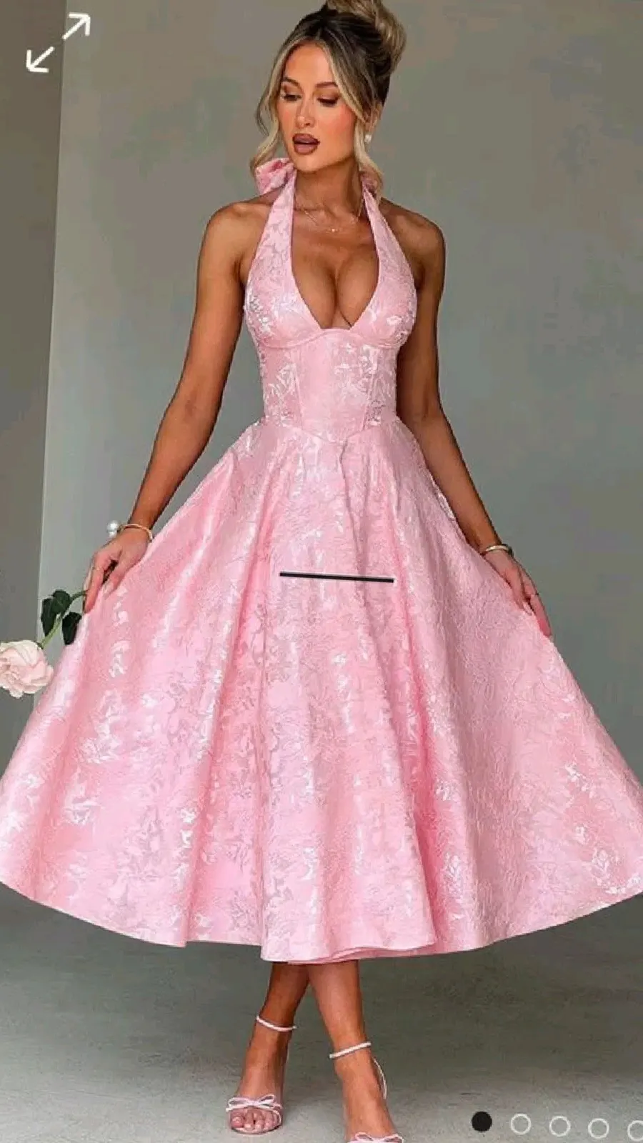 PINK SKATER DRESS 3