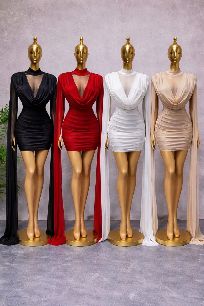 Short mesh dress - Image 1