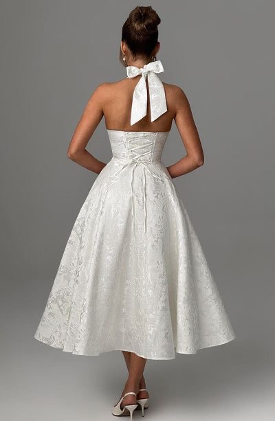 WHITE SKATER DRESS 3